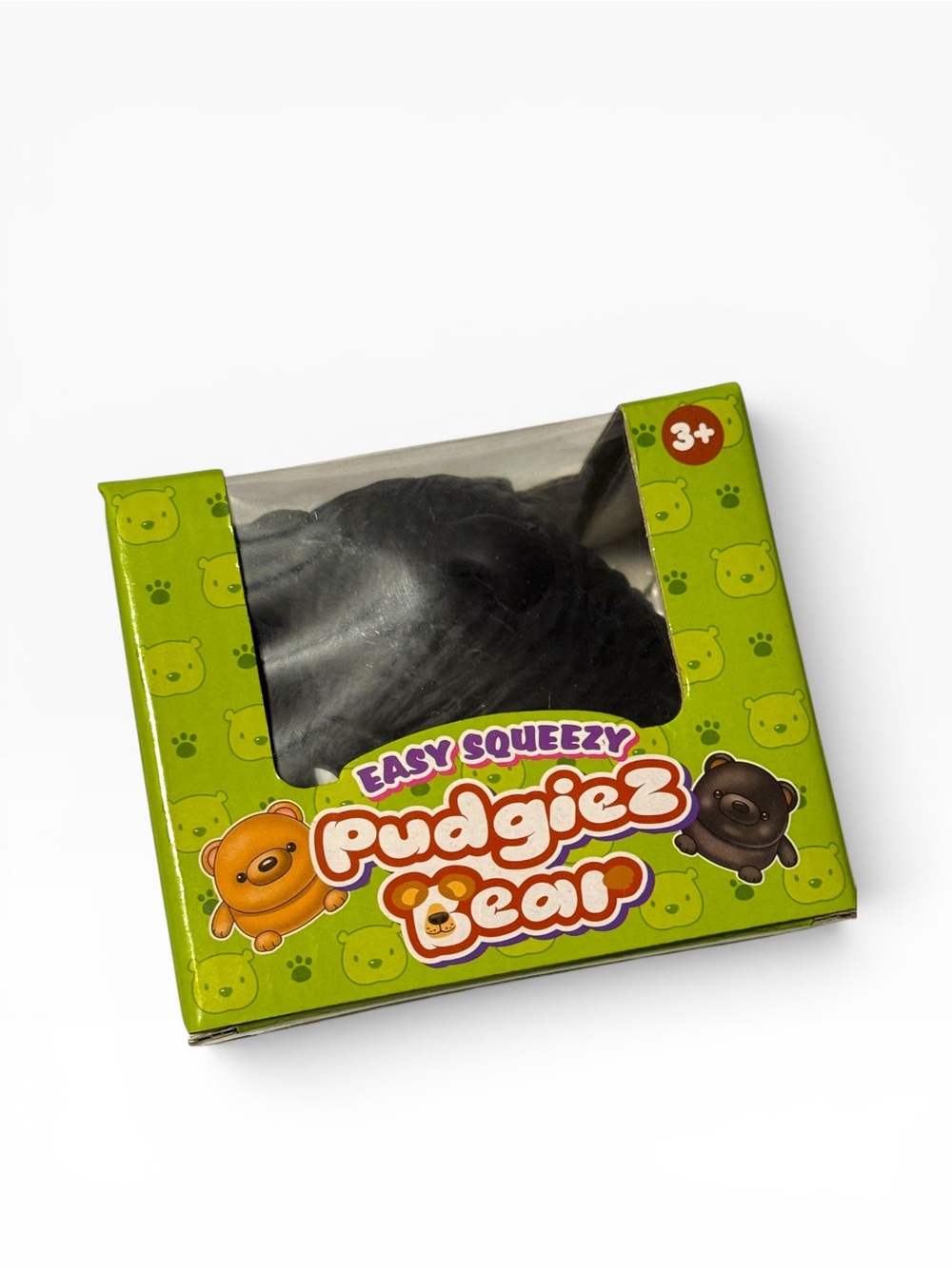 Pudgiez Bear Easy Squeezy Squish Toy - NIB